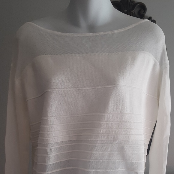 Helmut Lang Mesh Insert Sweater - Picture 4 of 5